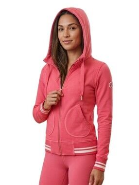 Lululemon Coral Red Scuba Full-Zip Hoodie P2P18 L23